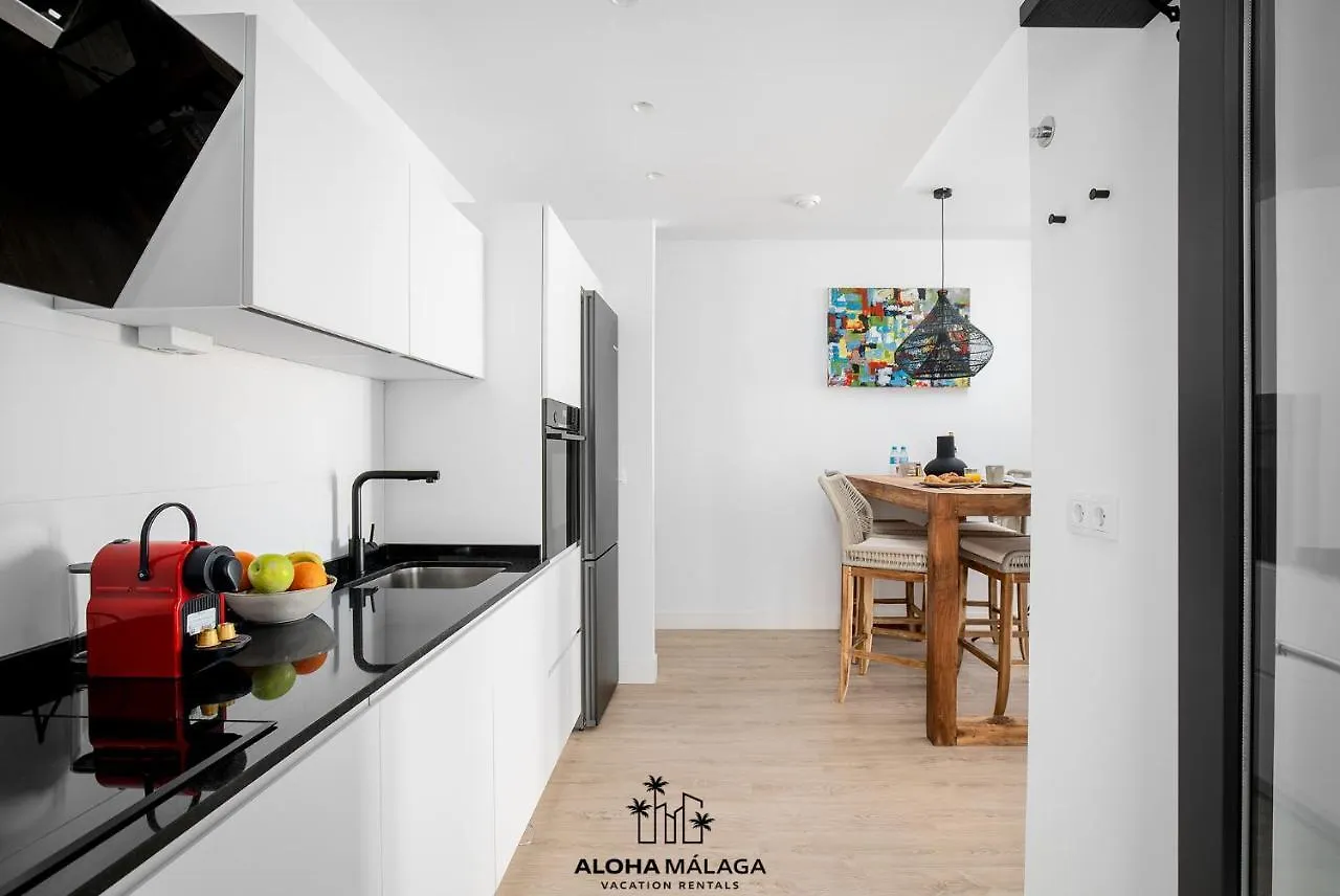 Apartmán Luxury Duplex With Pool And Padel Court In Town Màlaga